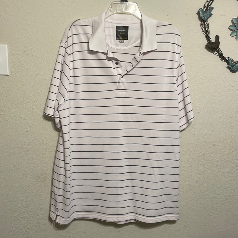 Large Greg Norman Mens short sleeve shirt